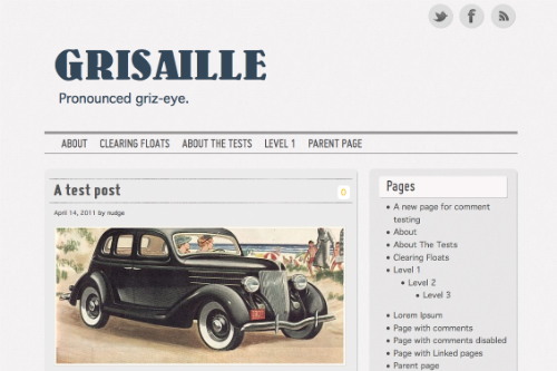 Grisaille Theme