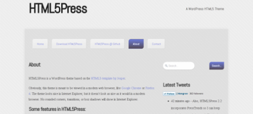 HTML5Press Theme