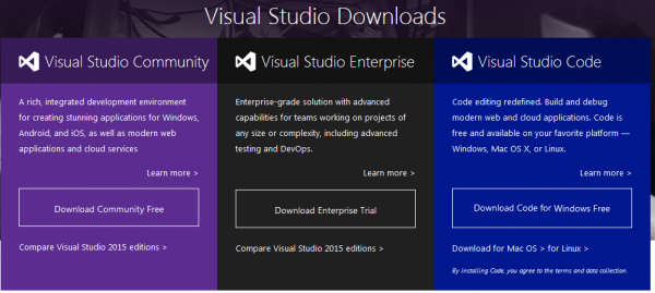 Visual Studio Download